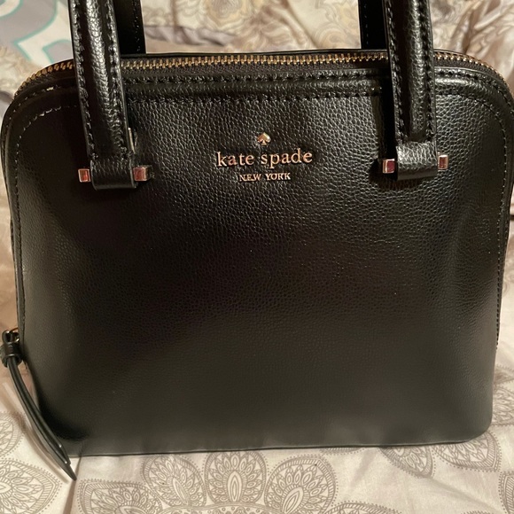 Kate Spade Black Small Dome Satchel crossbody - Picture 6 of 11